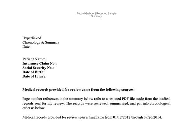 Add Hyperlinking Chronology Sample